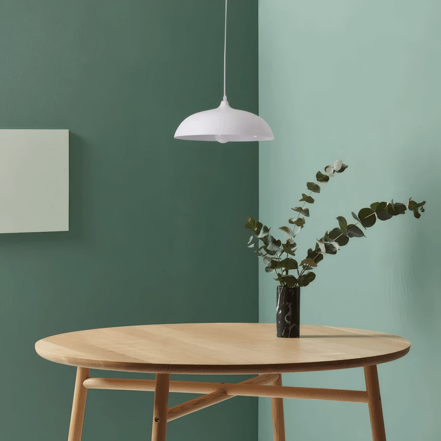 Morandi Metal Pendant Light - Black/Blue/Green/Grey for Dining Room